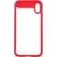 Чехол-накладка Rock TPU+PU Clarity Series Case Apple iPhone X Red - миниатюра 2