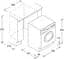 Пральна машина Candy CBDO485TWME/1-S, 8кг (5кг), 1400, A+, Дисплей, Інвертор, Wi-Fi, Білий (CBDO485TWME/1-S) - мініатюра 3