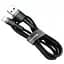 Кабель Baseus Cafule Cable USB to MicroUSB 2.4A 0.5m CAMKLF-AG1 Black-Grey - миниатюра 2