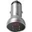 Автомобільний зарядний пристрій Baseus Digital Display Dual USB Car Charger Silver [CCBX-0S] [113777] - мініатюра 2