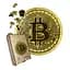 Пазл дерев'яний Біткоїн Bitcoin, А4, Картонна коробка 100 елементів - мініатюра 1