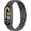 Металлический ремешок Mijobs для фитнеса браслета Xiaomi Mi Smart Band 8 Black - миниатюра 1