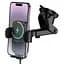 Автотримач з БЗП Borofone BH222 Leading 15W (center console) Black/Metal gray - мініатюра 2