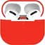 Чохол BeCover Silicon для Apple AirPods (3nd Gen) Red (707186) - мініатюра 1