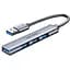 Концентратор Vention USB 3.0 to 1xUSB 3.0 + 3xUSB 2.0 0.15m gray (CKOHB) - миниатюра 1