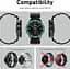 Безель Sikai для смартгодинника Xiaomi Watch S3/S4 Green-black - мініатюра 8