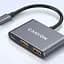 Концентратор Canyon hub DS-3 3in1 USB-C Dark Grey (CNS-TDS3) - мініатюра 7