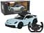Машинка Porsche 911 Dakar Mint голубий RASTAR модель 1:14 Автомобіль на дистанційному керуванні + пульт - мініатюра 1