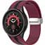 Ремешок для Samsung Galaxy Watch 4 Classic 42mm - темно-красно-черный ширина крепления 20мм силикон Watchbands Cls-line (W16-2WB66906967) - миниатюра 1