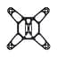 Рама Phoenix drones Flame85 3D друкована чорна - мініатюра 2