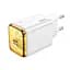Мережевий зарядний пристрій Hoco N54 Monsoon single port PD45W charger (EU) Білий - мініатюра 1