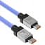 Кабель Baseus CoolPlay Series Fast Charging Cable Type-C to Type-C 100W 2m CAKW000303 Blue - миниатюра 2