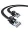 Патч-корд (сетевой кабель) Baseus High Speed ​​Six types of RJ45 1м PCWL-B01 Black - миниатюра 2