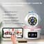 IP-камера поворотная с двойным объективом XON SmartCam Wi-Fi 1080P (UTWEW22VW 7393) Белая - миниатюра 7