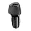 Адаптер автомобильный BOROFONE Solid dual-port car charger BZ31A | 2USB, 17W/3.4A Max| - миниатюра 1