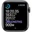 Смарт-годинник Apple Watch Series 6 GPS 44 mm Space Gray Aluminium Case with Black Sport Band - Regular Model A2292 (Grade C) Seller Refurbished - мініатюра 4