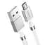 USB Cable Hoco U91 Magic Magnetic MicroUSB White 1m - мініатюра 5