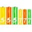 Батарейки Xiaomi ZMi Rainbow Z15 AA/Z17 AAA batteries (12+12 шт.) (LR24) - мініатюра 1