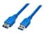 Кабель USB 3.0 AM - USB AF, 1.8 м, синій, Atcom (6148) - мініатюра 1