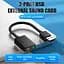Адаптер Vention 2-port USB External Sound Card 0.15 м чорний (CDYB0) - мініатюра 2