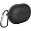 Чохол-накладка DK Silicone Candy Friendly з карабіном для Huawei FreeBuds Pro (black) - мініатюра 1