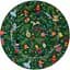 Набір тарілок Lefard Green Christmas 27 см 6 шт. (922-070) - мініатюра 2