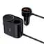 Автомобільний зарядний пристрій Baseus High Efficiency Pro 1-for-2 Car Cigarette Lighter 30W C00455300121-00 Black - мініатюра 1
