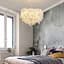 Подвесной белый светильник TRIO во флористических мотивах d120 см | Line F | Арт. MJ185-600 - миниатюра 10