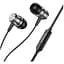 Наушники Borofone Platinum metal universal earphones with microphone BM75 белые - миниатюра 3