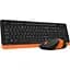 Бездротовий комплект (клавіатура + миша) A4Tech F1110 Fstyler Wireless Orange (FG1010 (Orange)) - мініатюра 2