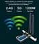 Сетевая карта Fenvi FV-AC1200 Bluetooth + Wi-Fi 2.4 / 5 GHz PCI-E до 1200 Mbps с антеннами (18841) - миниатюра 3
