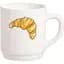 Чашка Luminarc Pop Gourmandise Croissant, 290 мл, біла (Q5185) - мініатюра 1