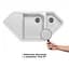 Кухонная мойка Lidz 1000x500/225 GRA-09 (LIDZGRA091000500225) - миниатюра 3