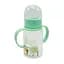 Пляшечка для годування з ручками Mega Zayka MGZ-0205 (Turquoise) бірюзовий, 150 мл - мініатюра 1