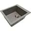 Каменная мойка Ventolux Amore Gray Quartz 500x410x190 мм - миниатюра 1