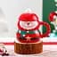 Кружка с крышкой новогодняя Merry Christmas 3 13687 400 мл - миниатюра 1