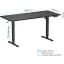 Компьютерный игровой стол OfficePro ODE1670B Black [124850] - миниатюра 10