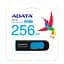 USB флеш накопитель ADATA 256GB UV128 Black/Blue USB 3.2 (AUV128-256G-RBE) - миниатюра 4