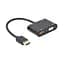 Перехідник Cablexpert HDMI to HDMI/VGA+audio 3.5mm (A-HDMIM-HDMIFVGAF-01) - мініатюра 1
