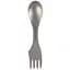 Ложка-виделка Lifeventure Titanium Spork Сірий - мініатюра 2