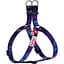 Шлея для собак Waudog Nylon NASA21, с QR паспортом, 50-80х2 см, синий (4801-0148) - миниатюра 1