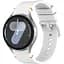 Силиконовый ремешок BeCover Tape для Samsung Galaxy Watch (20 mm) 3 41 mm/4 40mm-44mm/5 40-44mm/6 40-44mm/7 40-44mm White (712063) - миниатюра 1