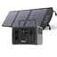 Комплект зарядна станція AL 600 PowerBox + розкладна панель 120W ALT-120, чорна - мініатюра 1