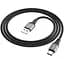 Кабель Hoco X86 Type-C Spear silicone charging data cable Чорний - мініатюра 1