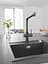 Кухонна мийка Grohe K700 із композиту 31651AP0, Чорний матовий - мініатюра 2