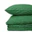 Літній постільний комплект MirSon №2906 Сolor Fun Line Stripe Emerald Eco-Soft 172х205 см смарагдовий (2200010955217) - мініатюра 2