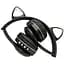Беспроводные детские наушники Cat Ear VZV-23M Bluetooth с кошачьими ушками черные - миниатюра 2