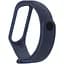 Силіконовий ремінець BeCover для Xiaomi Mi Band 3/4 Deep Blue (704127) - мініатюра 2