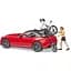 Набор игрушечный Bruder Автомобиль Roadster Bruder с велосипедом и фигуркой (03485) - миниатюра 3