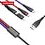 Кабель combo Micro USB/Lightning+Type-C+lightning Joyroom S-M377 1.5 м, 3.5A - мініатюра 1
